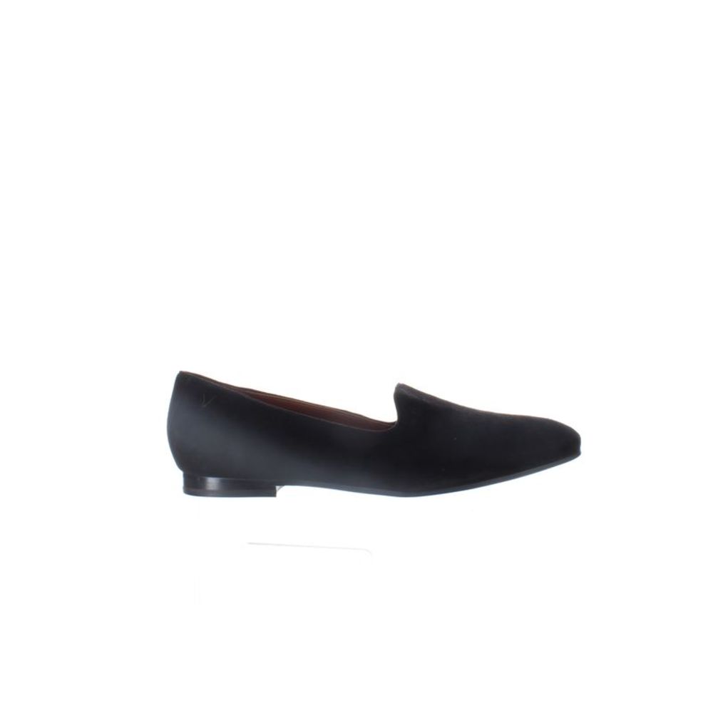 Vionic Womens North Willa Black Suede Casual Flats Size 9.5 Medium (B, M)